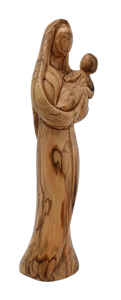 Blessed moments mary and baby jesus artisan crafted religious sculpture