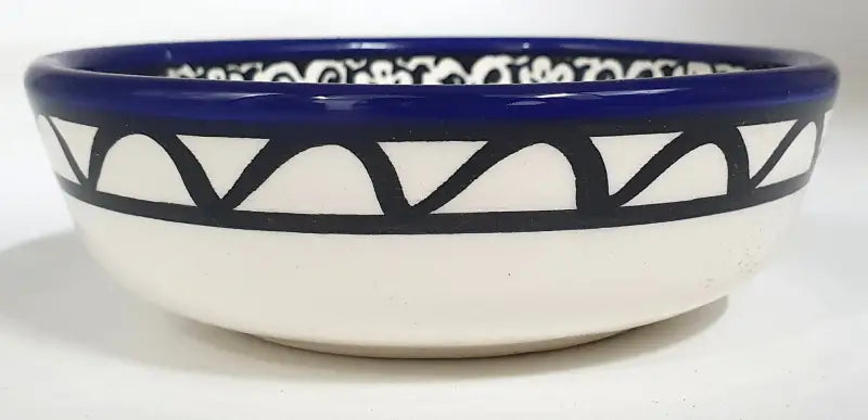 Handmade ceramic bowl authentic palestinian pottery from hebron