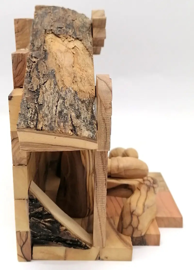 Olive wood nativity set handcrafted in bethlehem - nativities