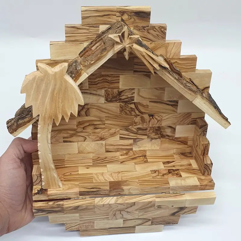 Zuluf hand-carved nativity set from bethlehem - nativities