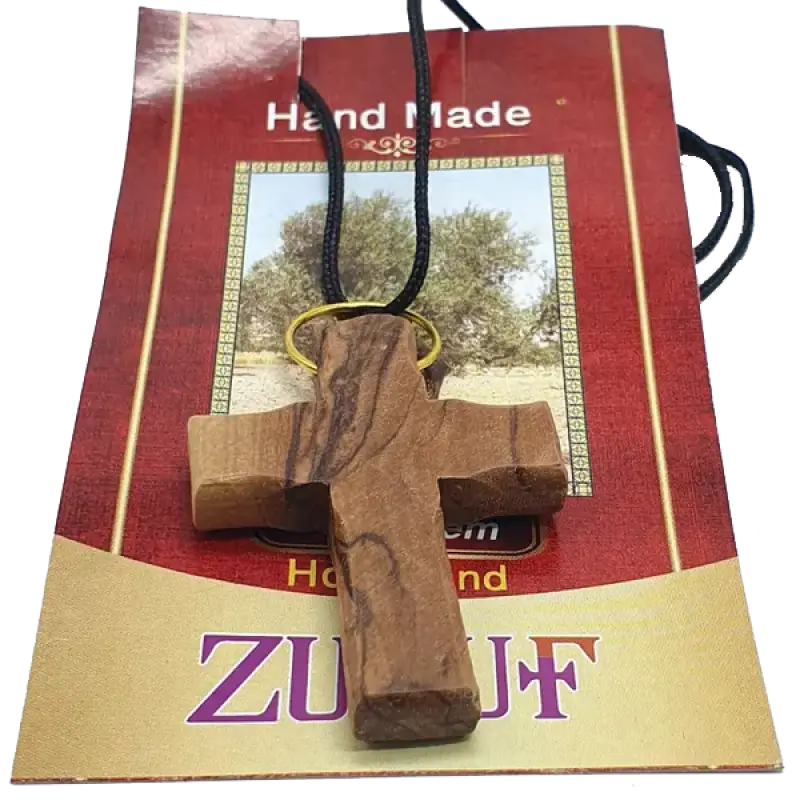 Zuluf handmade pendant cross - exquisite 1.5-inch artisan craftsmanship a stylish symbol of faith and elegance