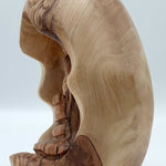 Enhance Your Home with Zuluf Olive Wood Holy Family Figurines - Hand-Carved Nativity Set - Zuluf