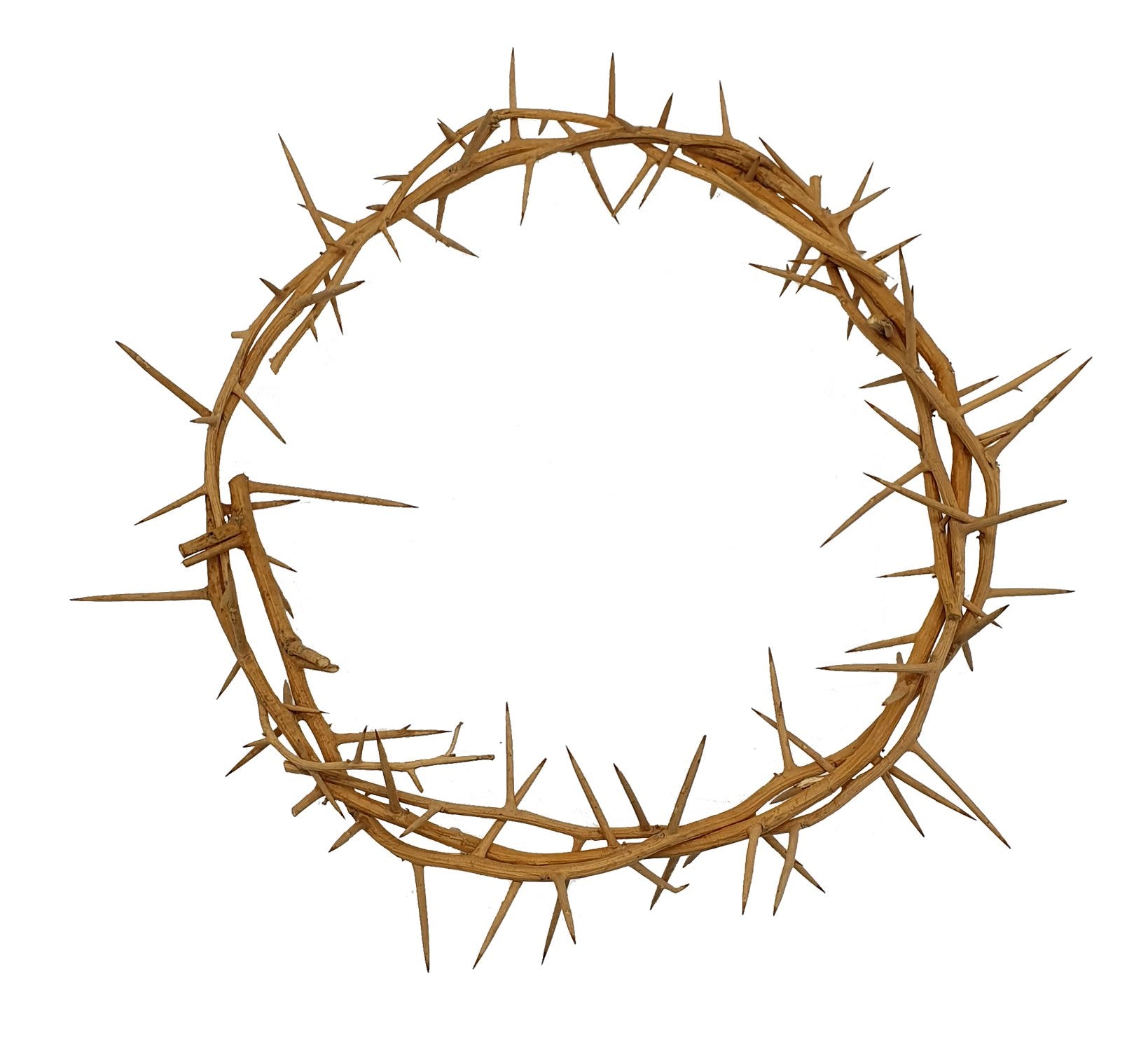 "Experience the Holy Land with Our Handmade Crown of Thorns, Crafted in Bethlehem, Perfect for Religious Occasions and Home Décor" - Zuluf