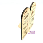 Hand made from wood the ten commandments JUD010 - Zuluf