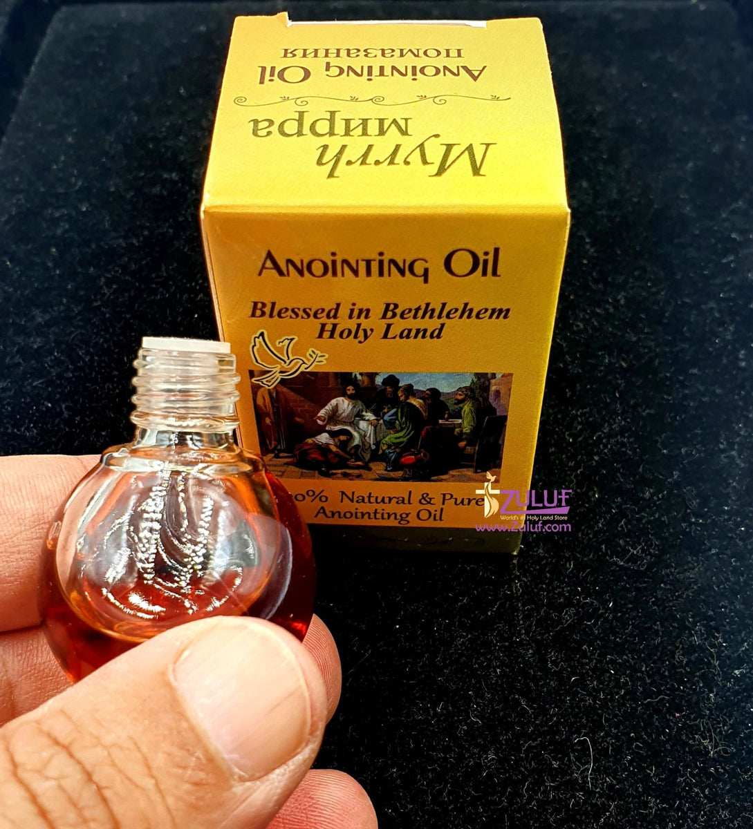 Myrrh Mirra Anointing Oil Jerusalem Glass Bottle anointing oil