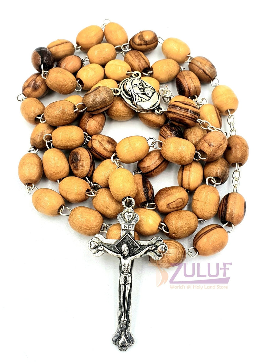 Rosary Crucifix (5.5 cm / 2'') #B101 - Holy Land Olive Wood