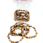 Saints Olive Wood hand made bracelet with 5 icons BRA063 - Zuluf