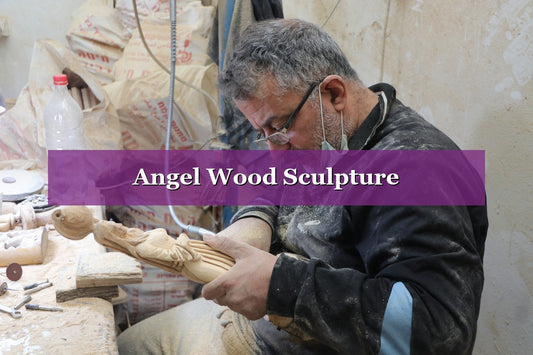 Angel Wood Sculpture