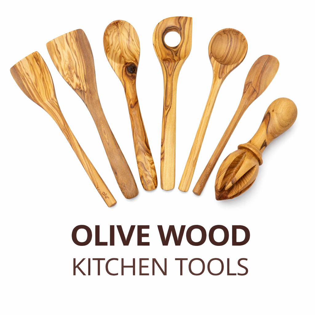 Olive Wood Kitchen Items Handmade in Bethlehem