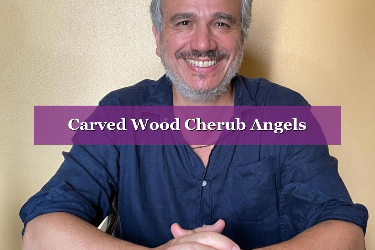 Carved Wood Cherub Angels