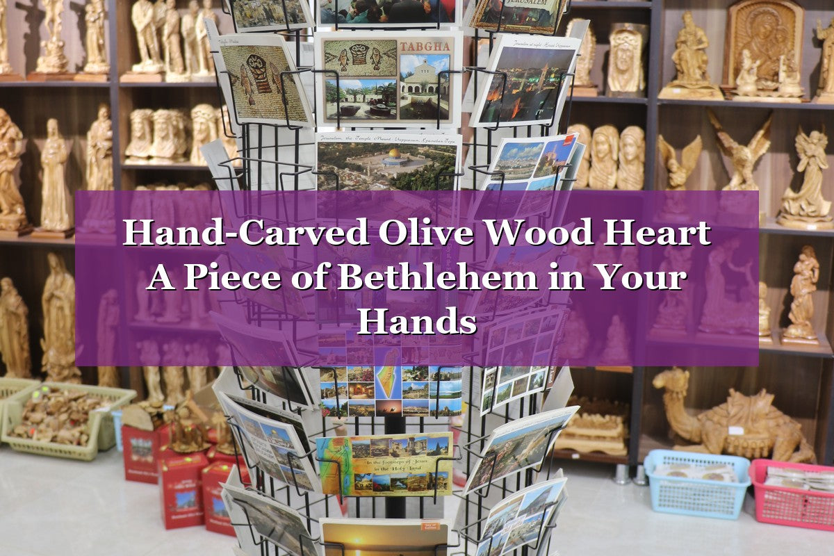 Hand-Carved Olive Wood Heart – A Piece of Bethlehem in Your Hands (2026) ❤️🌿