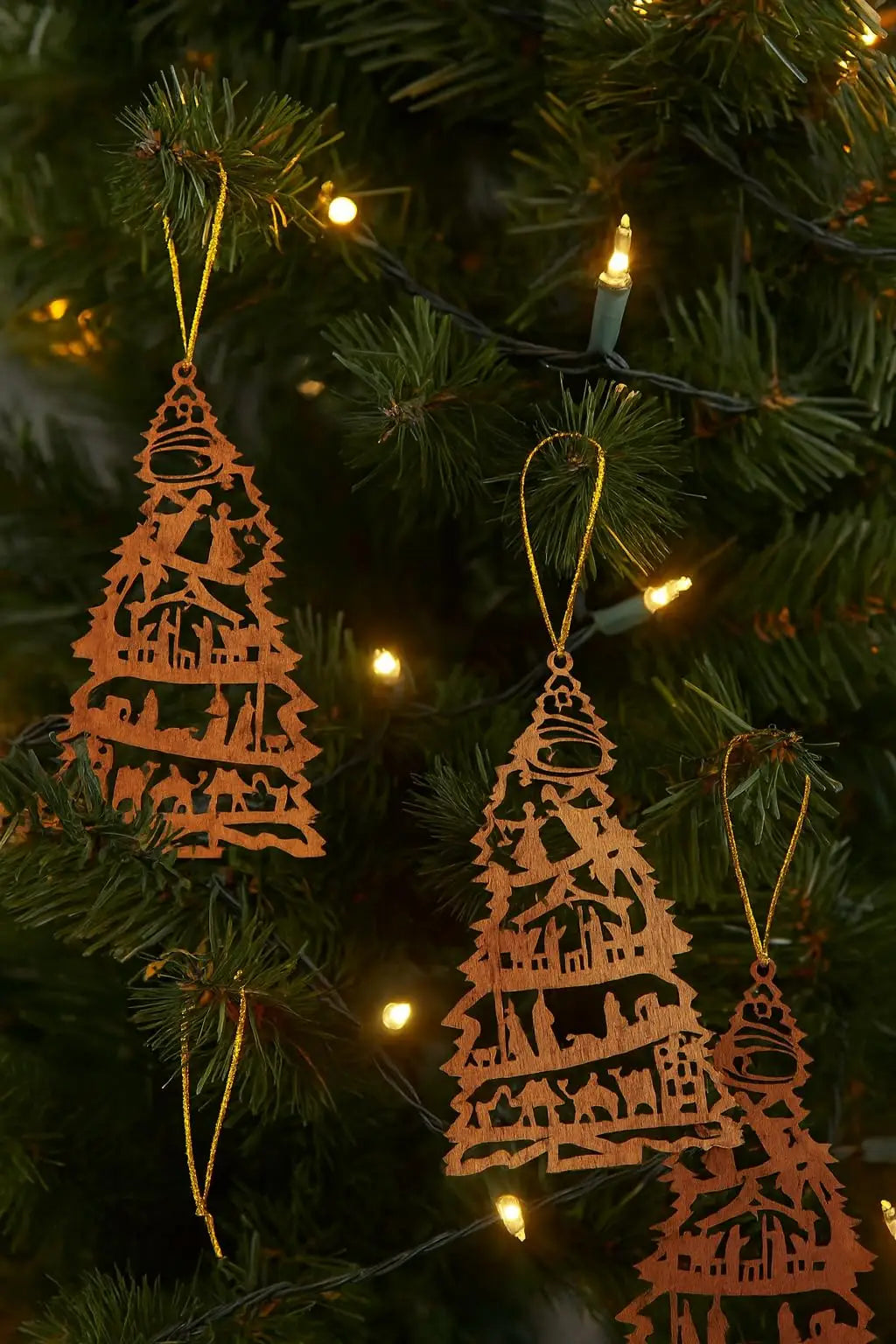 🎄 handcrafted olive wood christmas ornaments from bethlehem – a piece of the holy land in your home