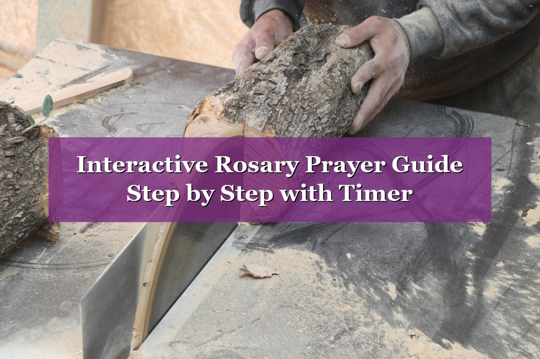 Interactive Rosary Prayer Guide — Step by Step with Timer