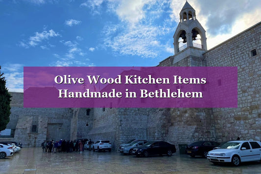 Olive Wood Kitchen Items Handmade in Bethlehem