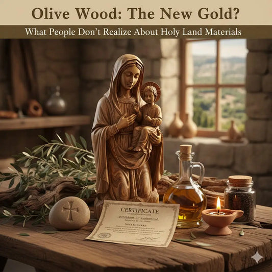 Is olive wood the new gold? What people don’t realize about holy land materials