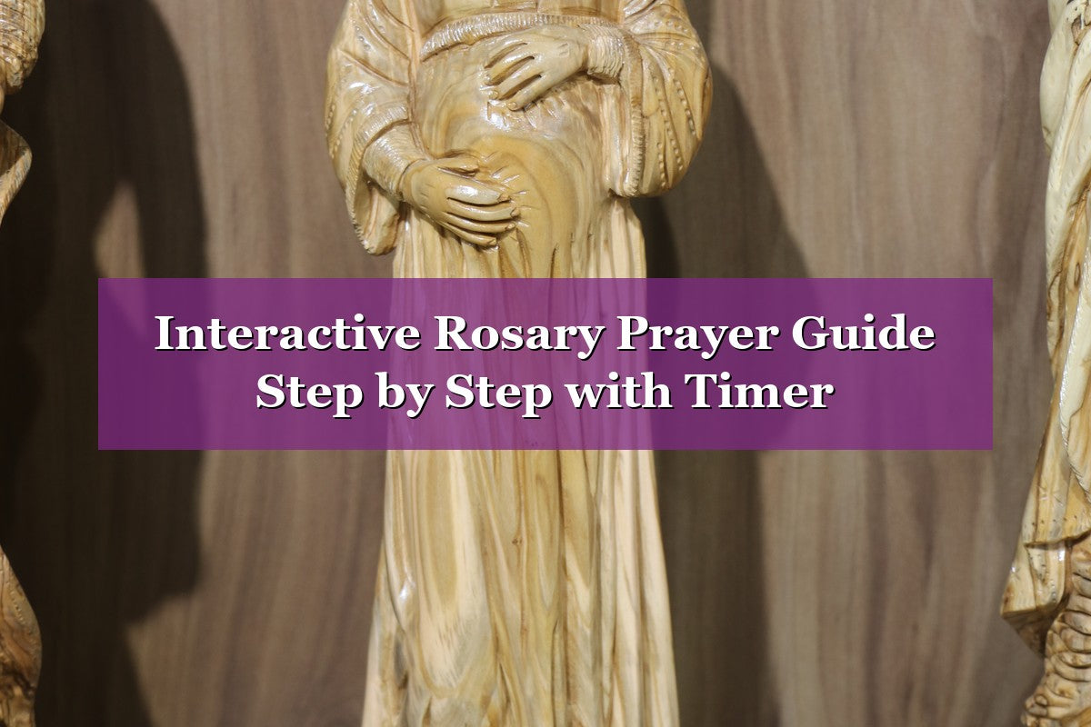 Interactive Rosary Prayer Guide: Step by Step with Timer
