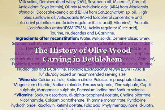 The History of Olive Wood Carving in Bethlehem