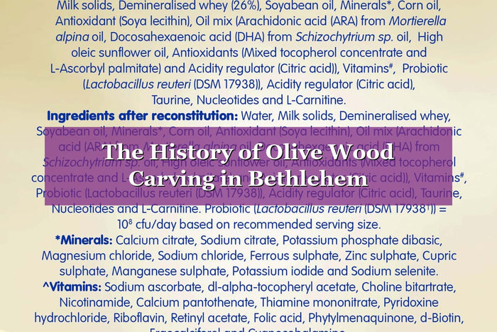 The History of Olive Wood Carving in Bethlehem