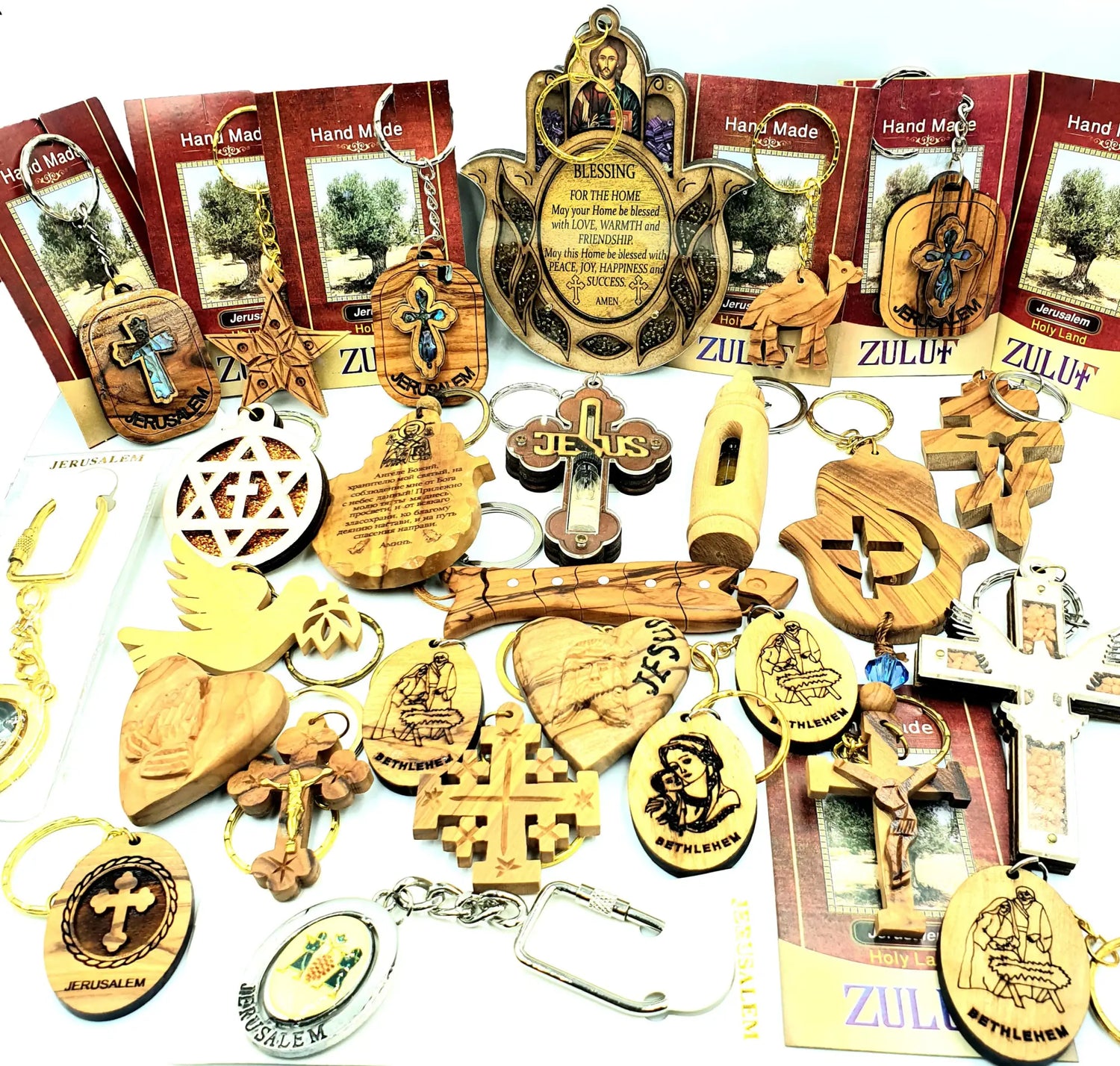 key chains gifts from the holy land catholic 