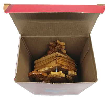 Large hand-carved olive wood nativity scene from bethlehem – full holy family & magi set with star - nativities