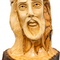 Hand-Carved Olive Wood Christ Sculpture from the Holy Land — 6 Inch