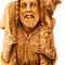 Olive Wood Good Shepherd Sculpture from the Holy Land — 12 Inch