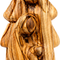 Olive Wood Nativity Scene Sculpture Hand Carved in Bethlehem 7.1 Inch