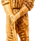 Hand-Carved Olive Wood Joseph Smith Statue Religious Decor 12.5 Inch