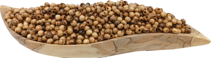 5mm Round Hand crafted Olive Wood Beads from Bethlehem