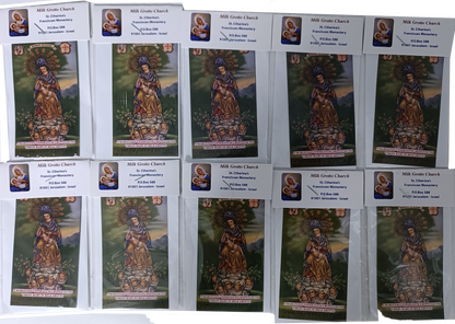 Milk Grotto Holy Land Rock Powder – 3.5" x 2.9" Fertility Blessing from Bethlehem | Virgin Mary Devotional