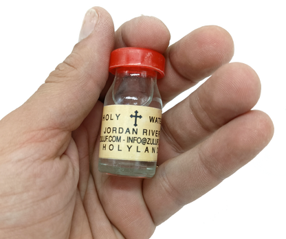 Holy Water from the Jordan River – 25g Mini Bottle | Blessed in the Holy Land | Travel Size Christian Souvenir