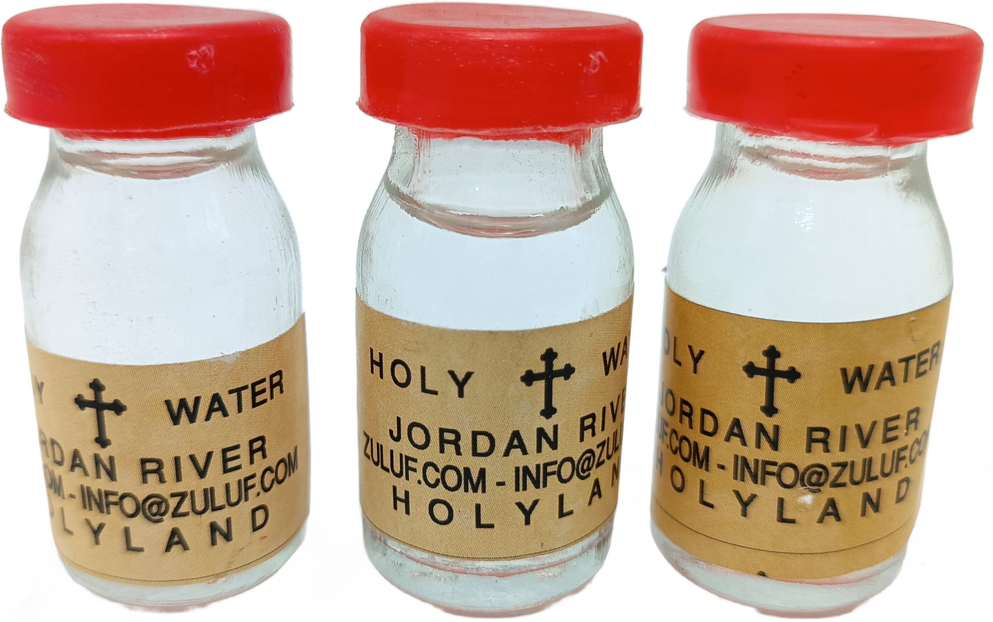 Holy Water from the Jordan River – 25g Mini Bottle | Blessed in the Holy Land | Travel Size Christian Souvenir
