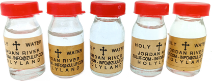 Holy Water from the Jordan River – 25g Mini Bottle | Blessed in the Holy Land | Travel Size Christian Souvenir
