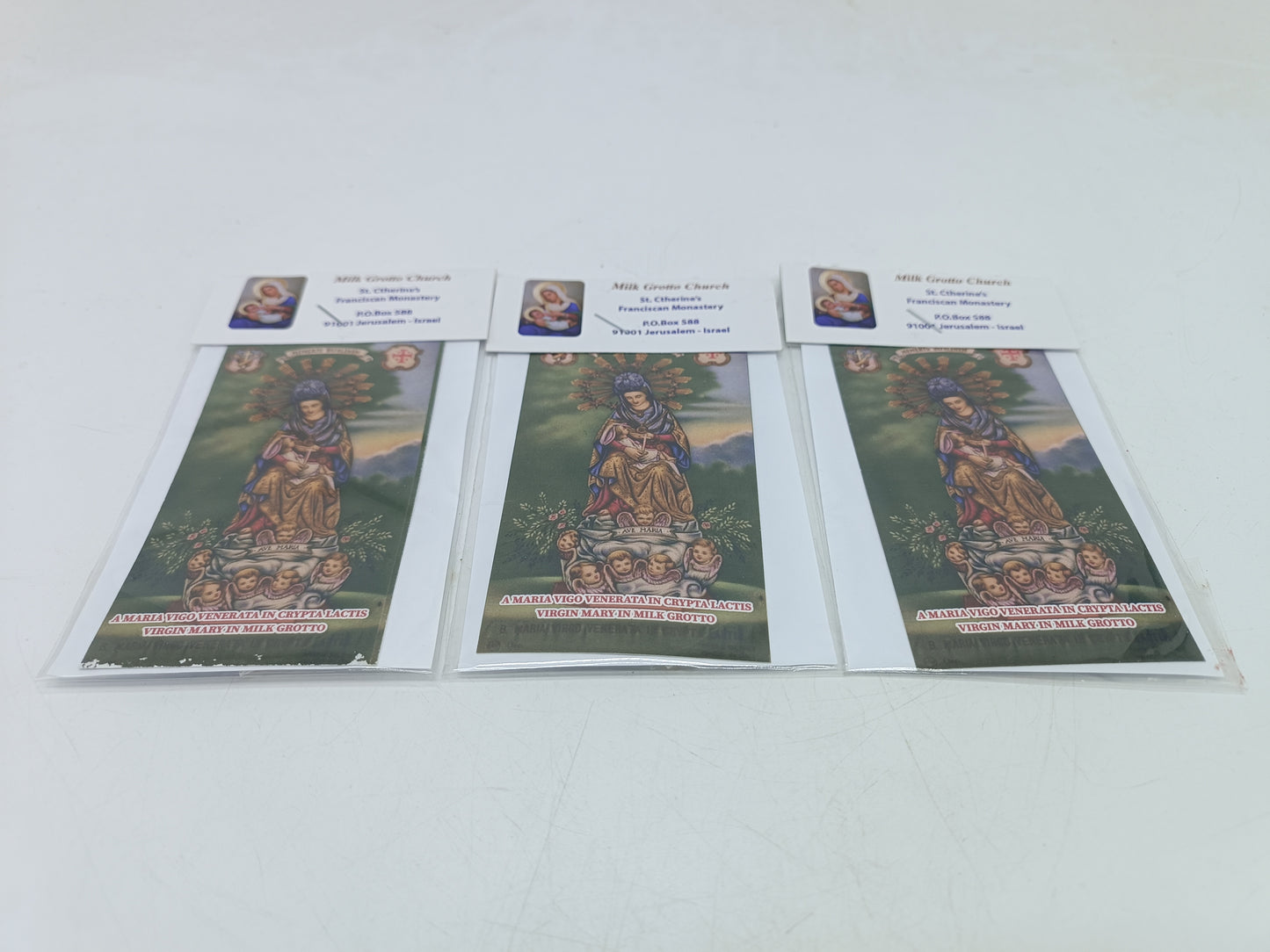 Milk Grotto Holy Land Rock Powder – 3.5" x 2.9" Fertility Blessing from Bethlehem | Virgin Mary Devotional