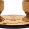 Handmade Olive Wood Wine and Water Tray from Bethlehem