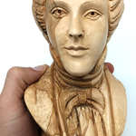 Hand-Carved Olive Wood Joseph Smith Figure - Artistic Sculpture from Bethlehem | Authentic Religious Decor and Gift