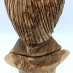Hand-Carved Olive Wood Joseph Smith Figure - Artistic Sculpture from Bethlehem | Authentic Religious Decor and Gift
