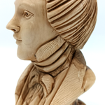 Hand-Carved Olive Wood Joseph Smith Figure - Artistic Sculpture from Bethlehem | Authentic Religious Decor and Gift