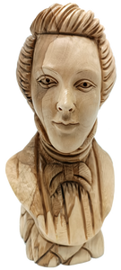 Hand-Carved Olive Wood Joseph Smith Figure - Artistic Sculpture from Bethlehem | Authentic Religious Decor and Gift