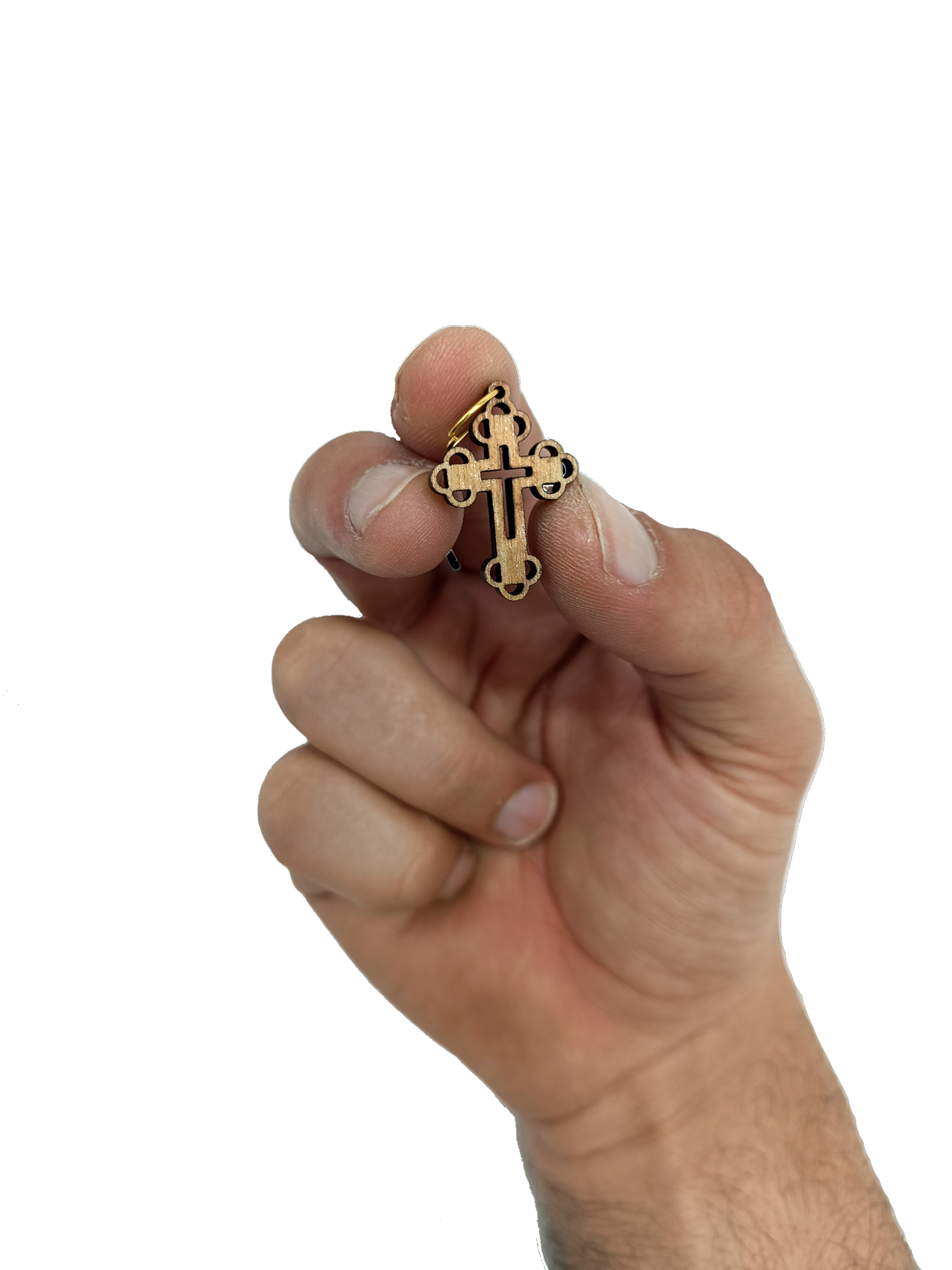 Cross Necklace Religious - Elegant Wooden Charm | Zuluf