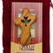 Handmade Olive Wood Cross with Dove Cutout from Bethlehem Holy Land, Small Christian Pocket Cross, Religious Gift with Velvet Bag and Certificate 2.5 Inches