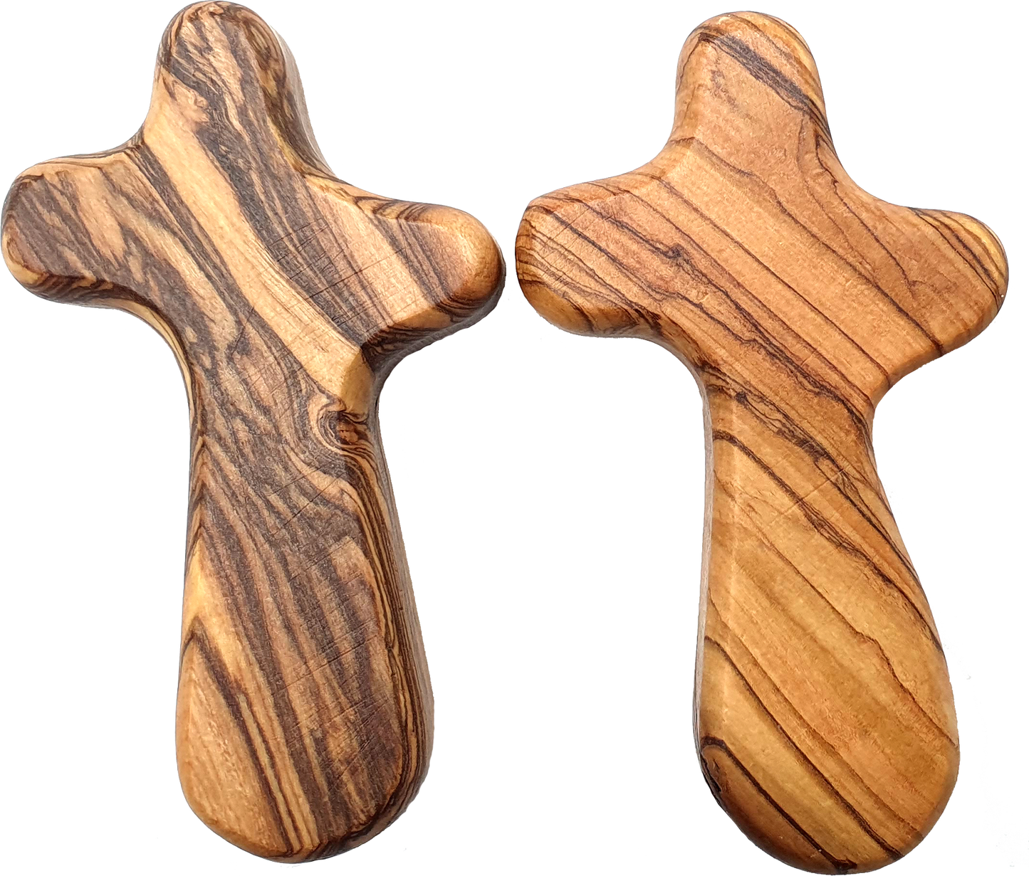 Olive Wood Hand Held Comfort Cross from Holy Land in Multiple Sizes - Additional View 12