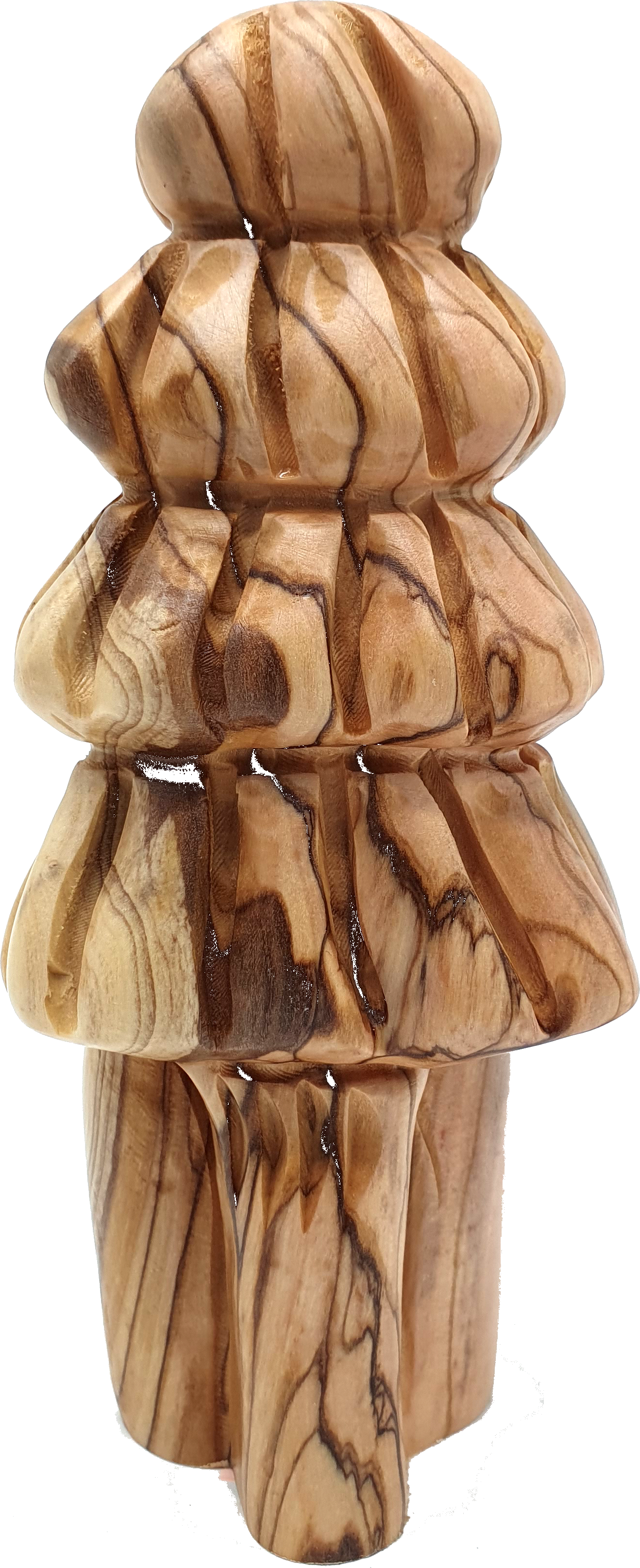 3 Olive Wood Nativity Back View Olive Tree Of Life Bethlehem