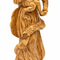 Hand Carved Olive Wood Virgin Mary & Baby Jesus Statue | Handmade in Bethlehem, Holy Land