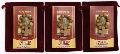 Olive Wood Finger Rosary Handmade in Bethlehem – Catholic Pocket Rosary Ring with Wooden - Handmade in Bethlehem | Zuluf