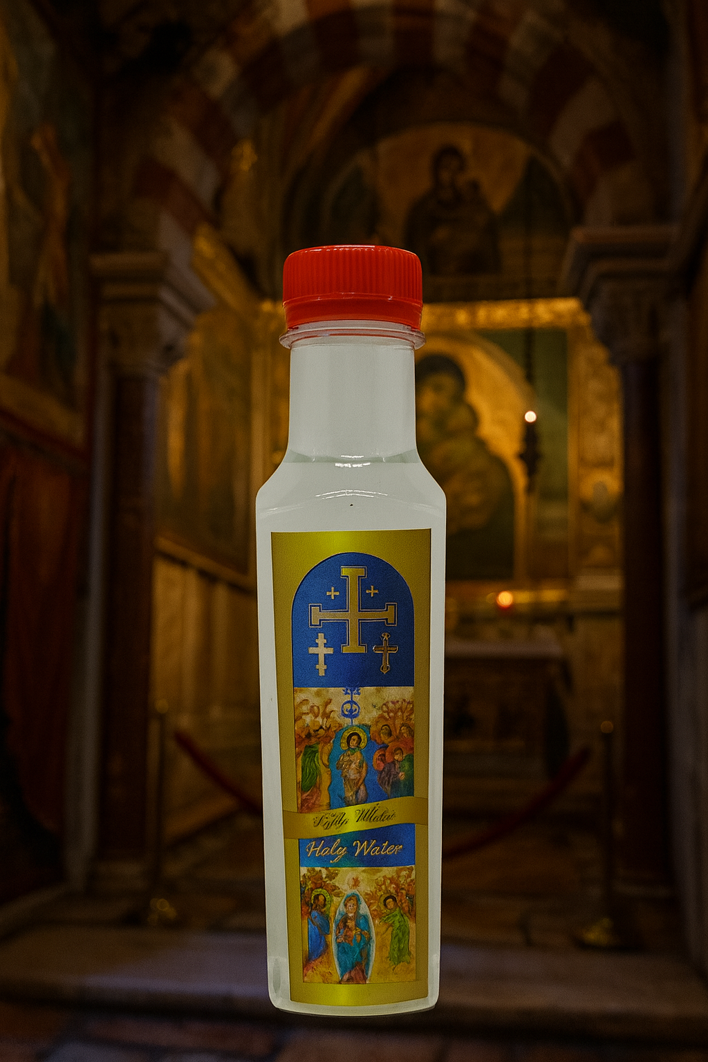 Holy Water from the Jordan River – Authentic Blessed Water from the Site of Jesus’ Baptism – Sacred Christian Gift from the Holy Land 250 Mlm