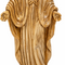 Hand-Carved Olive Wood Virgin Mary Statue from Bethlehem – Large Handmade Holy Land Sculpture 18.5" – Authentic Christian Art