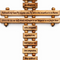 Olive Wood Lords Prayer Cross Wall Hanging