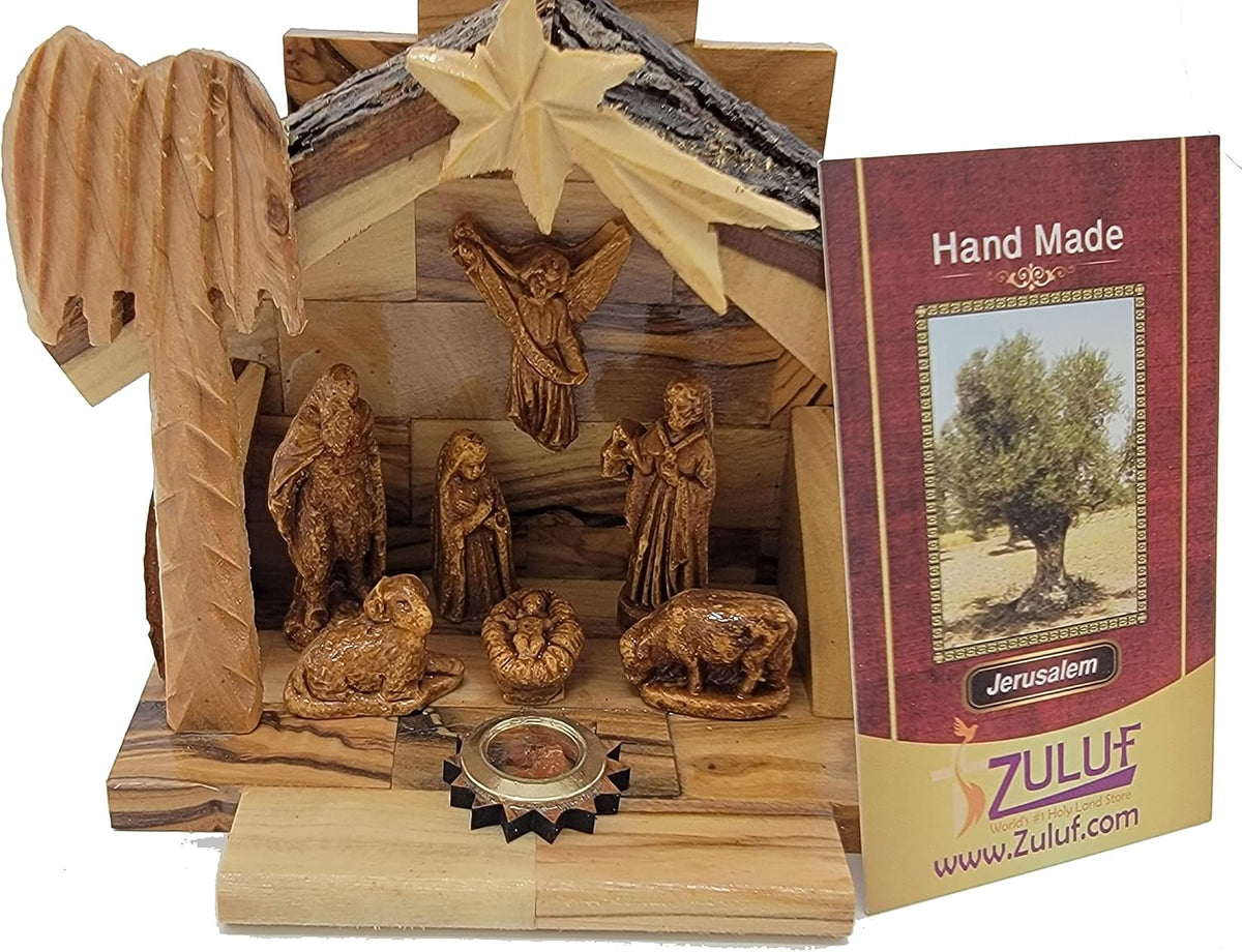 NAT022 Bethlehem Nativity beside the Zuluf authenticity leaflet