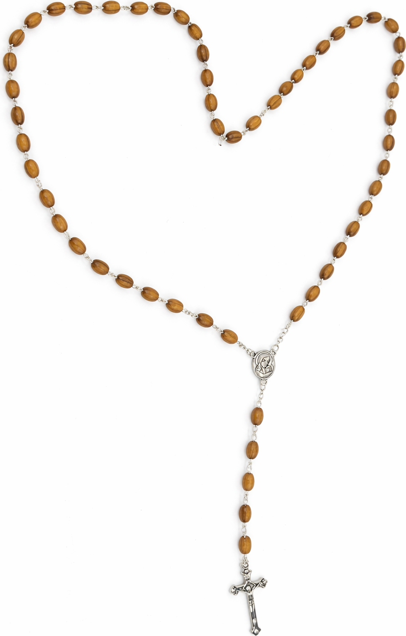 Rosary Set – 12 Pieces with Individual Plastic Cases | 60 cm Prayer Beads